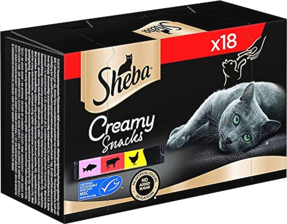 Romige Katten Snacks - 18 x 12g