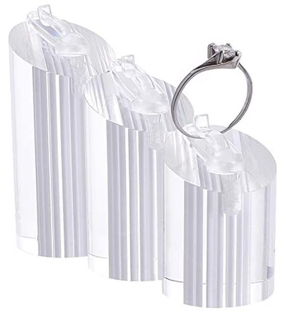 sccsport Acryl Sieraden Display Stand Ring Showcase Display Houder (14 STKS Ringen Stand