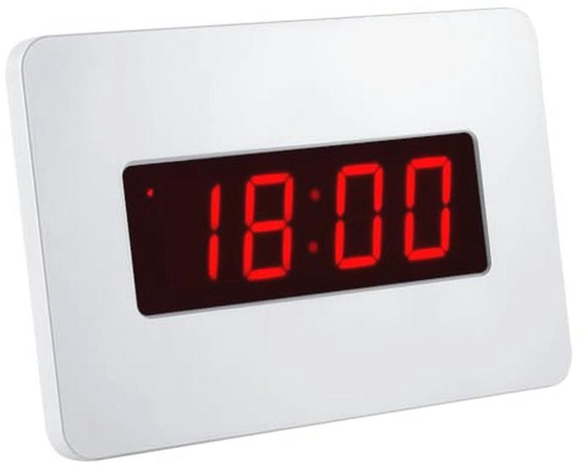 Digitale LED Wekker met Instelbare Helderheid en Draadloze Wandklok Functie