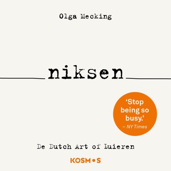 Niksen - cover