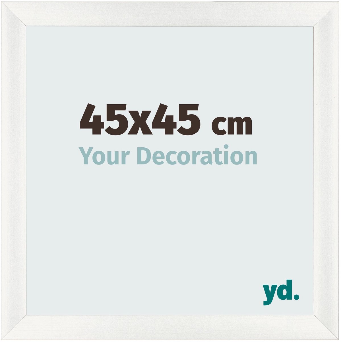 yd. Your Decoration - Fotolijst 45x45 cm - MDF - Wit Geveegd - Pisa