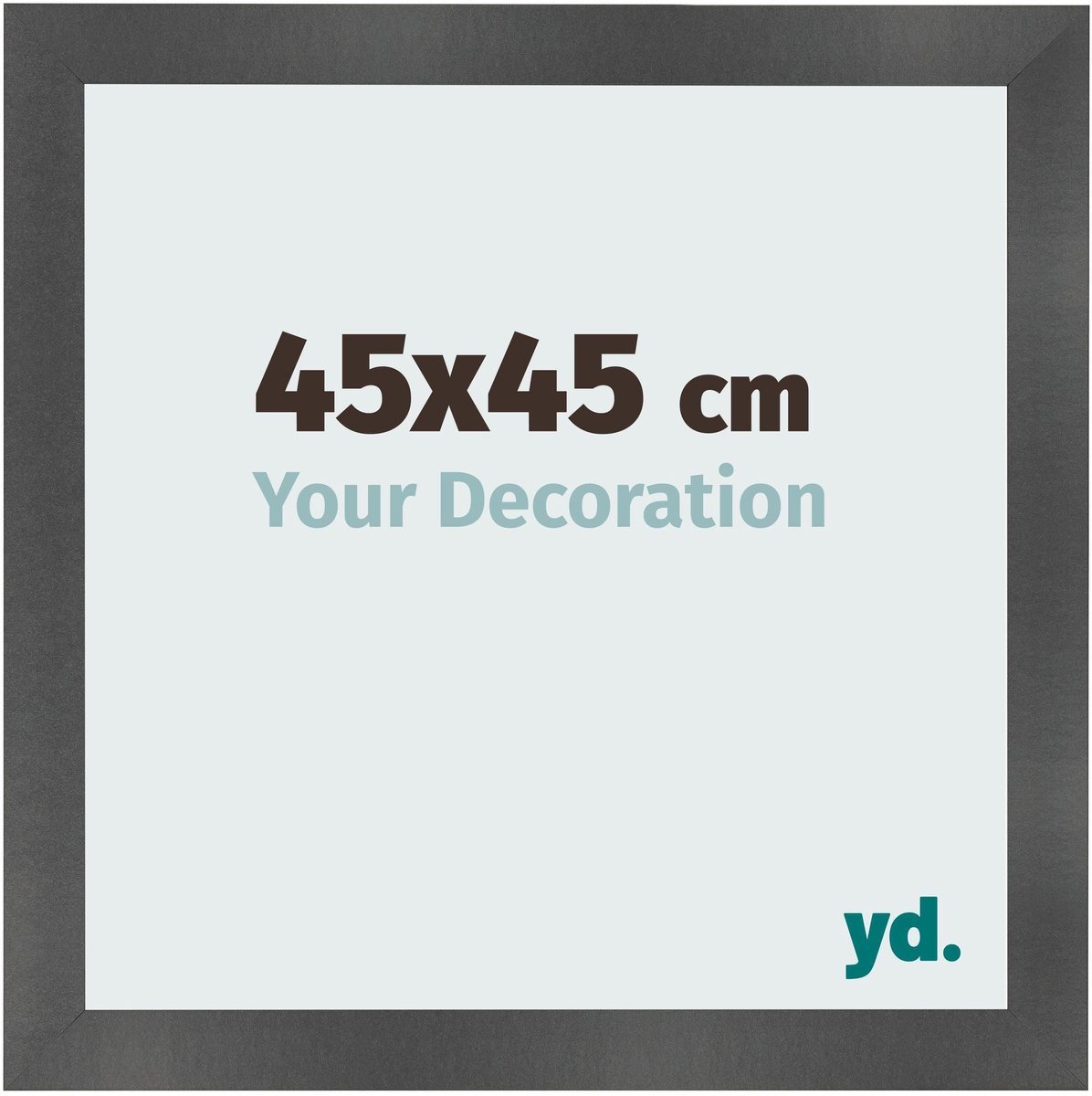 yd. Your Decoration - Fotolijst 45x45 cm - MDF - Zwart Mat - Pisa