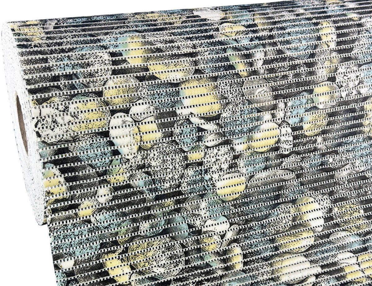Antislip Badkamermat Kleurrijke Kiezels 50x65 cm