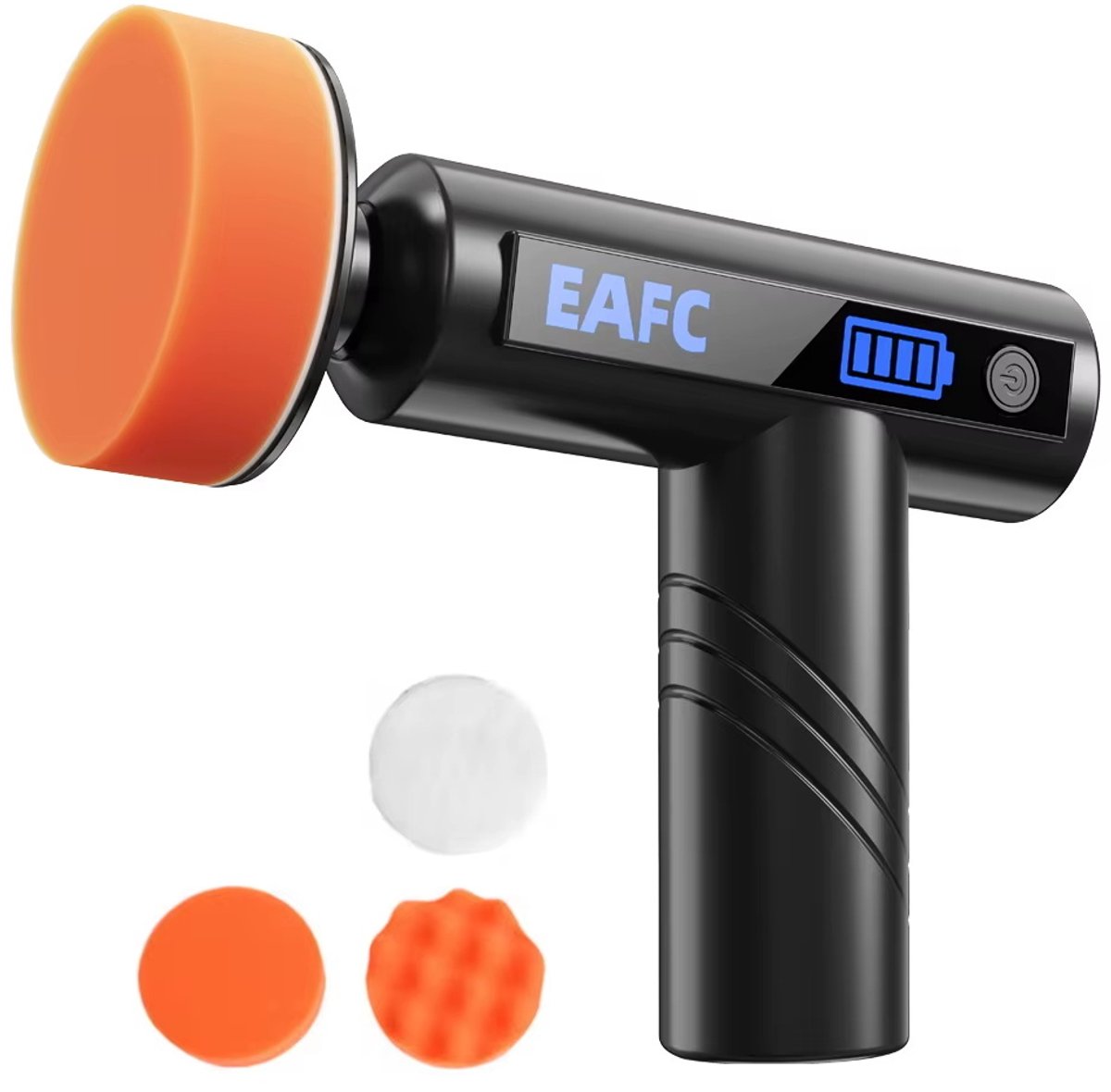EAFC Excentrische polijstmachine - poetsmachine – 1050W – Ø75MM – Soft start – Incl. 3 schijven - Waxing Machine Power Tool for Car Body Cleanig Waxing Repair