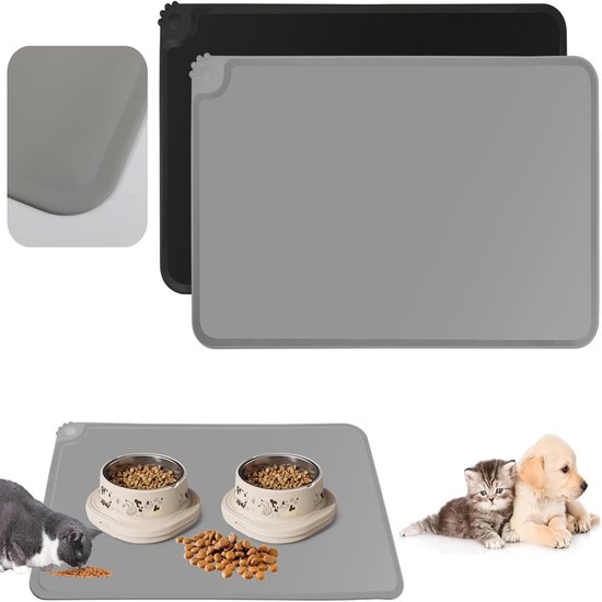 Siliconen placemat - 2-pack - Geïsoleerde waterdichte placemat - Hittebestendige