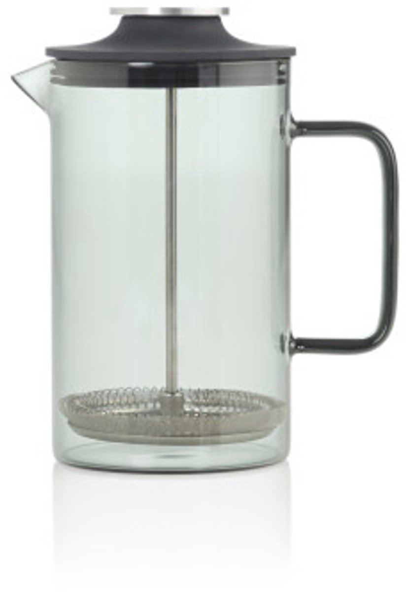 AdHoc Cafetière Impact - French Press - 600 ml - Borosilicaatglas - RVS Filter - Grijs