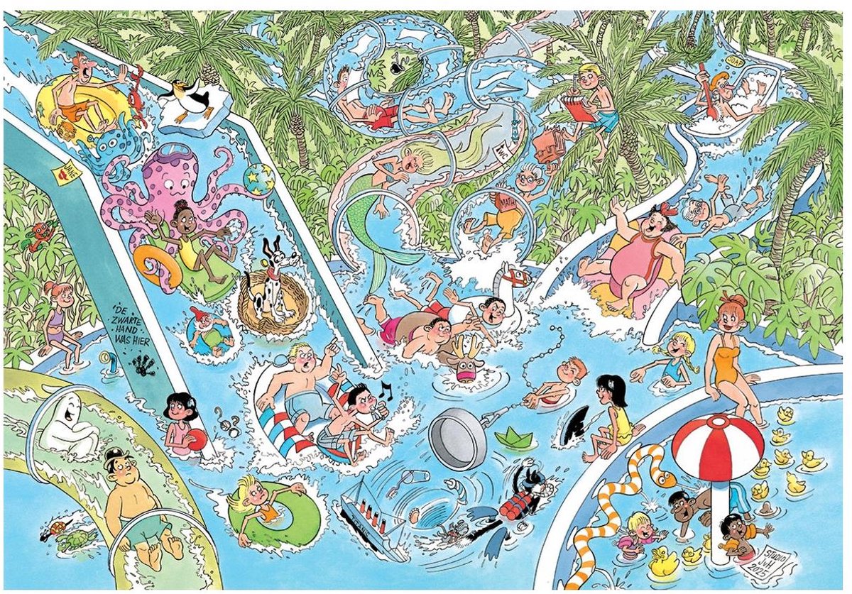 Jan van Haasteren Junior 22 - Waterglijbaan gekte - 360 stukjes puzzel - Legpuzzel voor kinderen - Vanaf 7 jaar — afbeelding 4