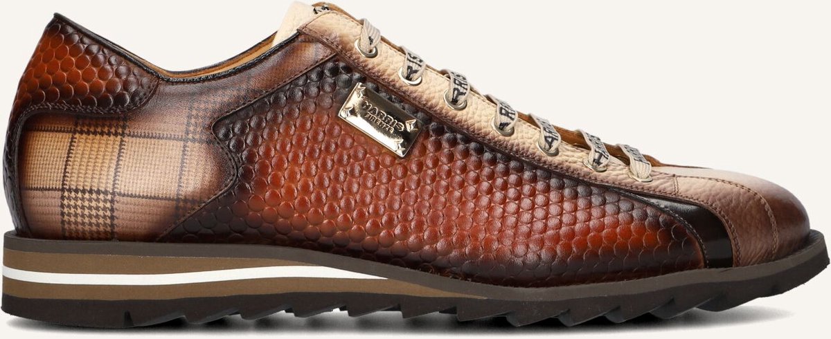 HARRIS 0818 Sneakers - Leer - Heren - Beige - Maat 43,5