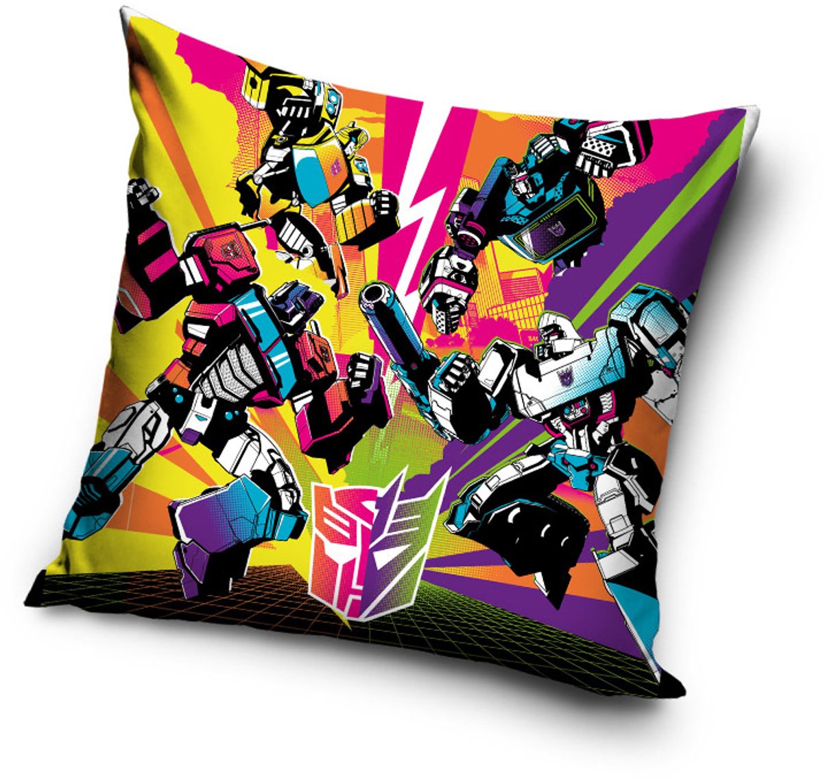 Decoratieve Pluche Kussensloop Transformers 40x40 cm Velours