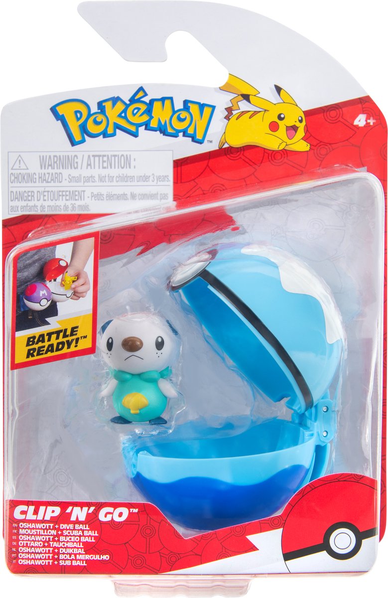 Pokémon Clip 'N' Go Oshawott Dive Ball