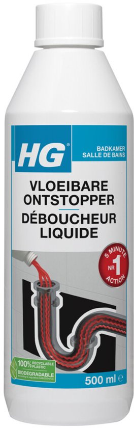 HG vloeibare ontstopper 500 ml 500ml