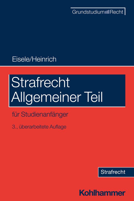 Strafrecht Allgemeiner Teil - cover