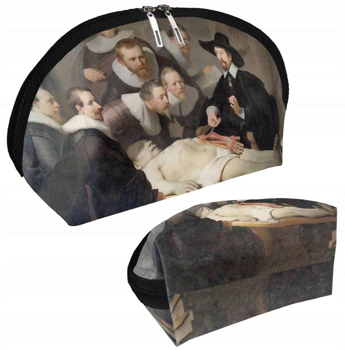 Unieke Make-uptas: Dr. Tulpa's Anatomie Les - Rembrandt Stijl