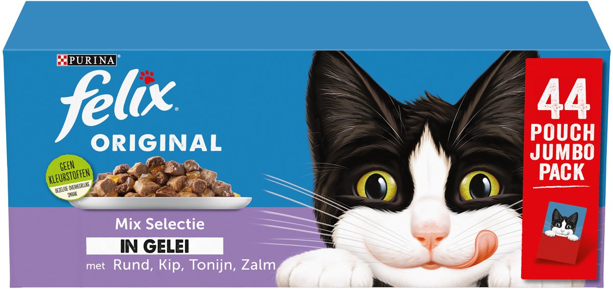 Felix Original Mix Selectie in Gelei - 88 x 85 g thumbnail 2
