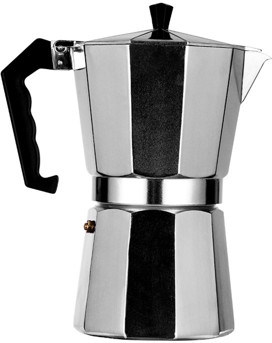Perculator - 300ml Percolator - Percolator - Koffiepercolator - Keukenpercolator - Percolator - Roestvrij staal - Zilver