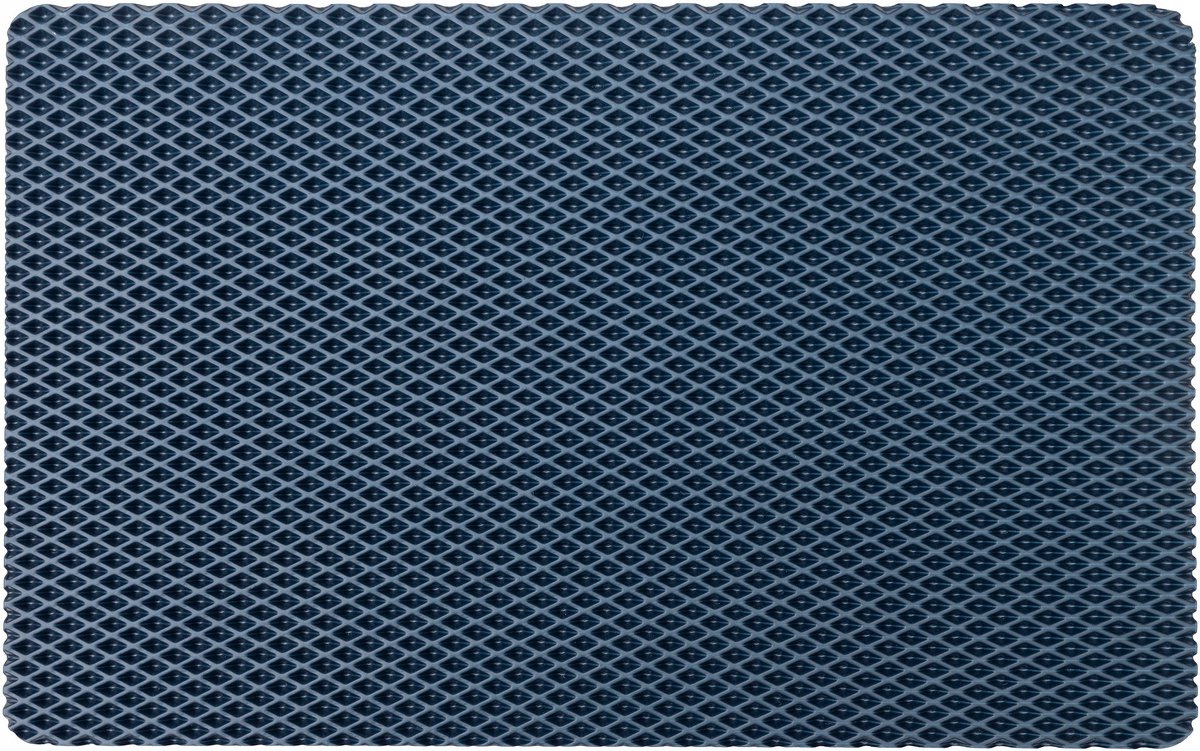 Blauwe Kattenbakmat EVA 90x60 cm - Anti-slip & Waterdicht