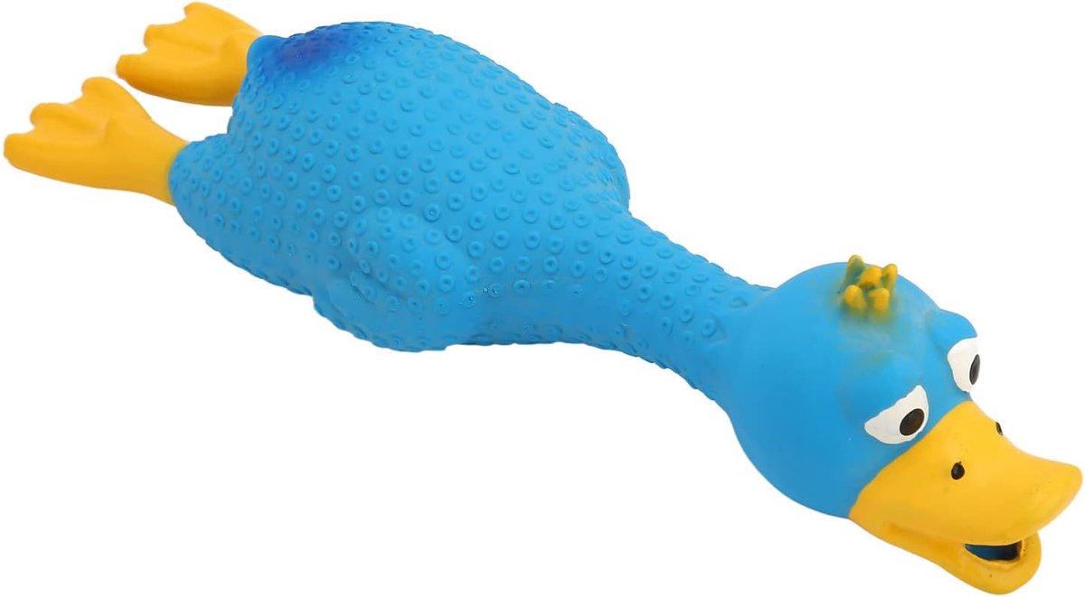 Squeaky Duck Dog Toy 30x8cm - 11.8x3.1in - Squeaky Latex Dog Toy - Verlicht Verveling - Hoge Elasticiteit - Gemakkelijk Schoon Te Maken voor Honden