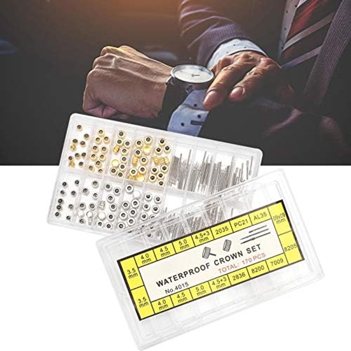 Watch Bar Extender - Special Designed Watch Crowns - Vervangingsgereedschap Kit voor Reparatie - Hoge Hardheid Horloge Accessoire voor Horlogemakers