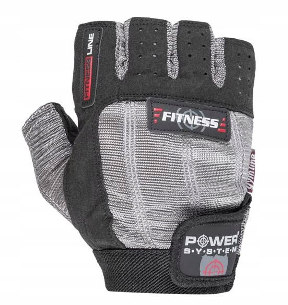 Power System Fitnesshandschoenen M - Zwart/Grijs