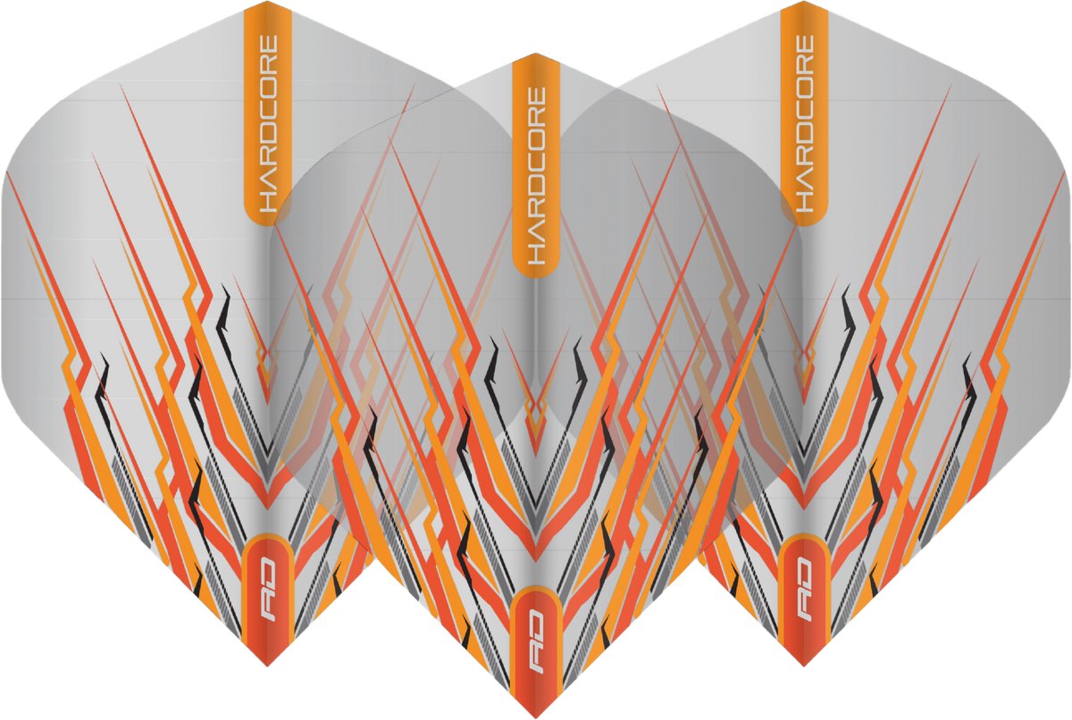 Red Dragon Peter Wright Hardcore Mohawk Orange - Dart Flights