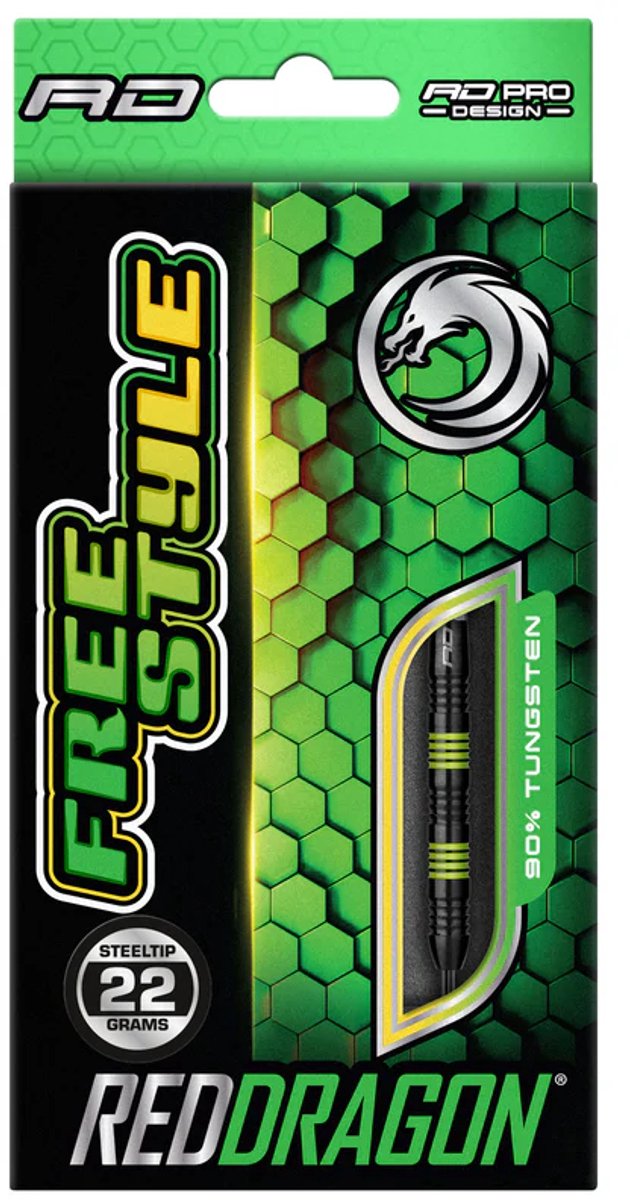 Red Dragon Freestyle 2 90% - Dartpijlen van Red Dragon — afbeelding 5