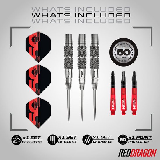 Red Dragon Grizzly 2 Anniversary Limited Edition 85% - Dartpijlen van Red Dragon — afbeelding 5