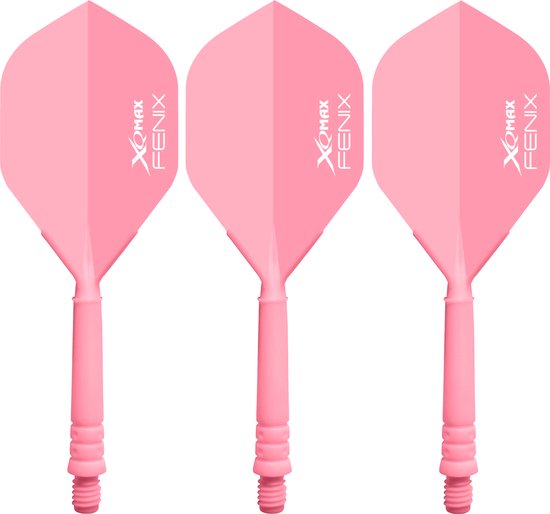 XQ Max Fenix Bar Flights Pink Standard - Dart Flights