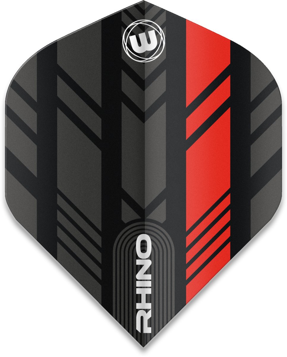 Winmau Rhino Extra Thick Black & Red - Dart Flights