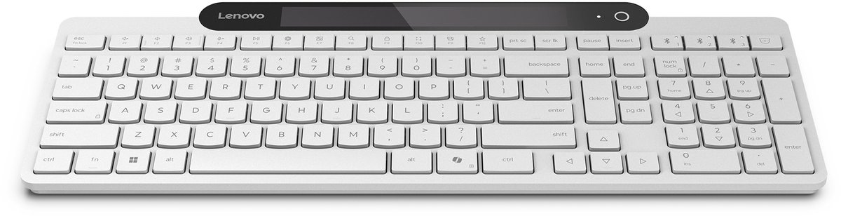 Lenovo 800 Self-Charging Bluetooth Toetsenbord QWERTY Wit
