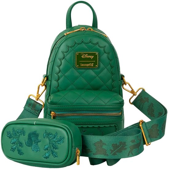 Loungefly - Disney Bambi Convertible Crossbody Tas - Groen