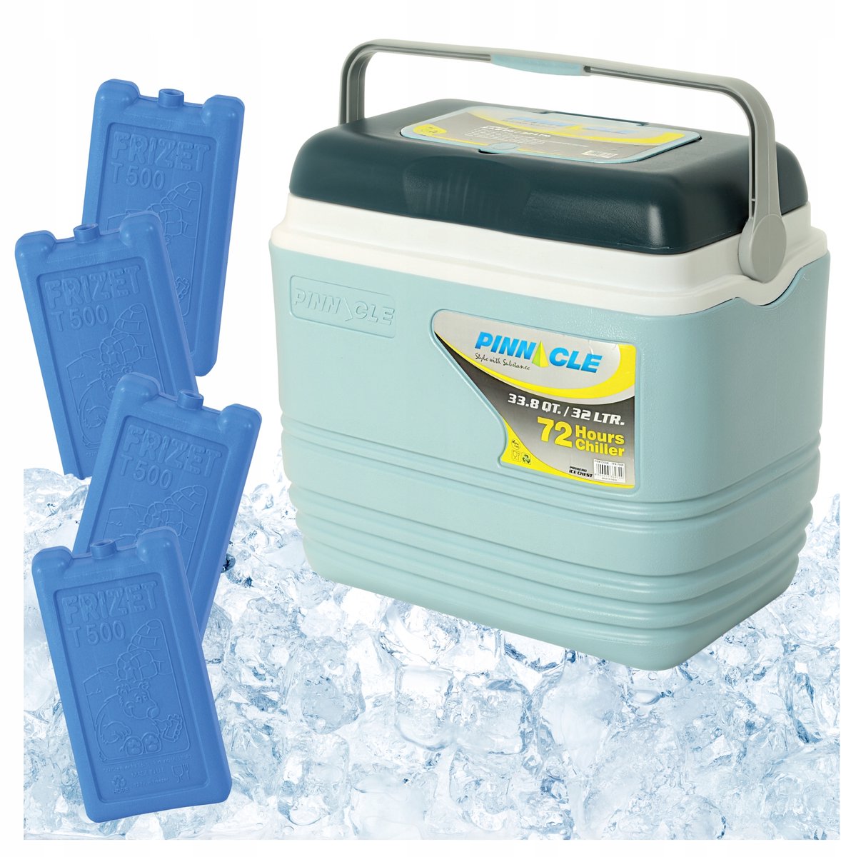 Pinnacle TPX7000 32L Koelbox met 4 IJsblokjes - Blauw