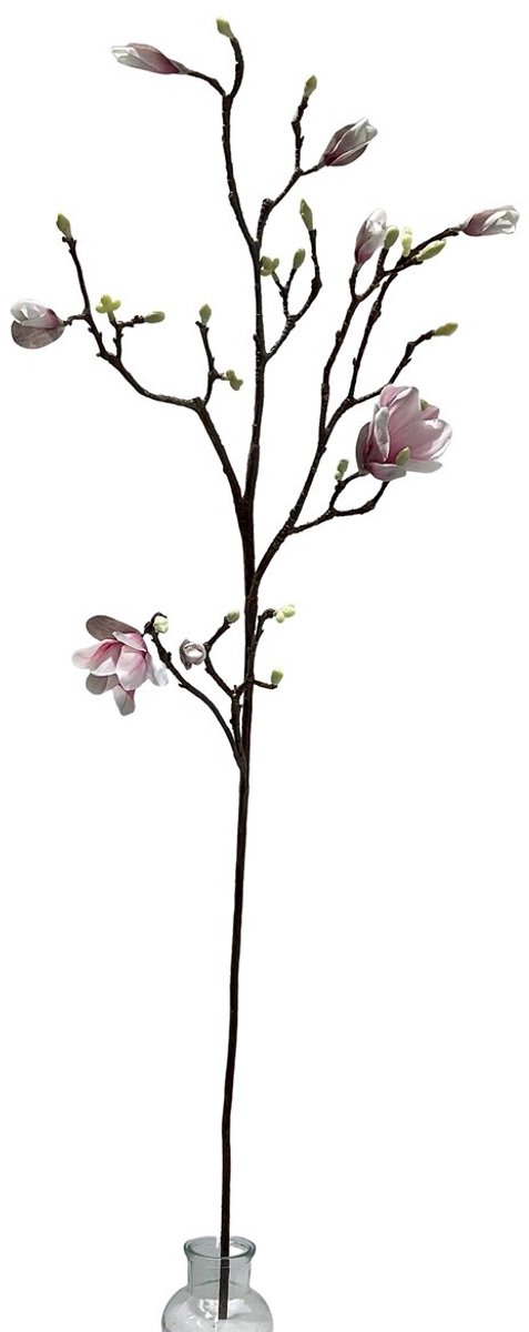 Kunsttak magnolia 123cm roze