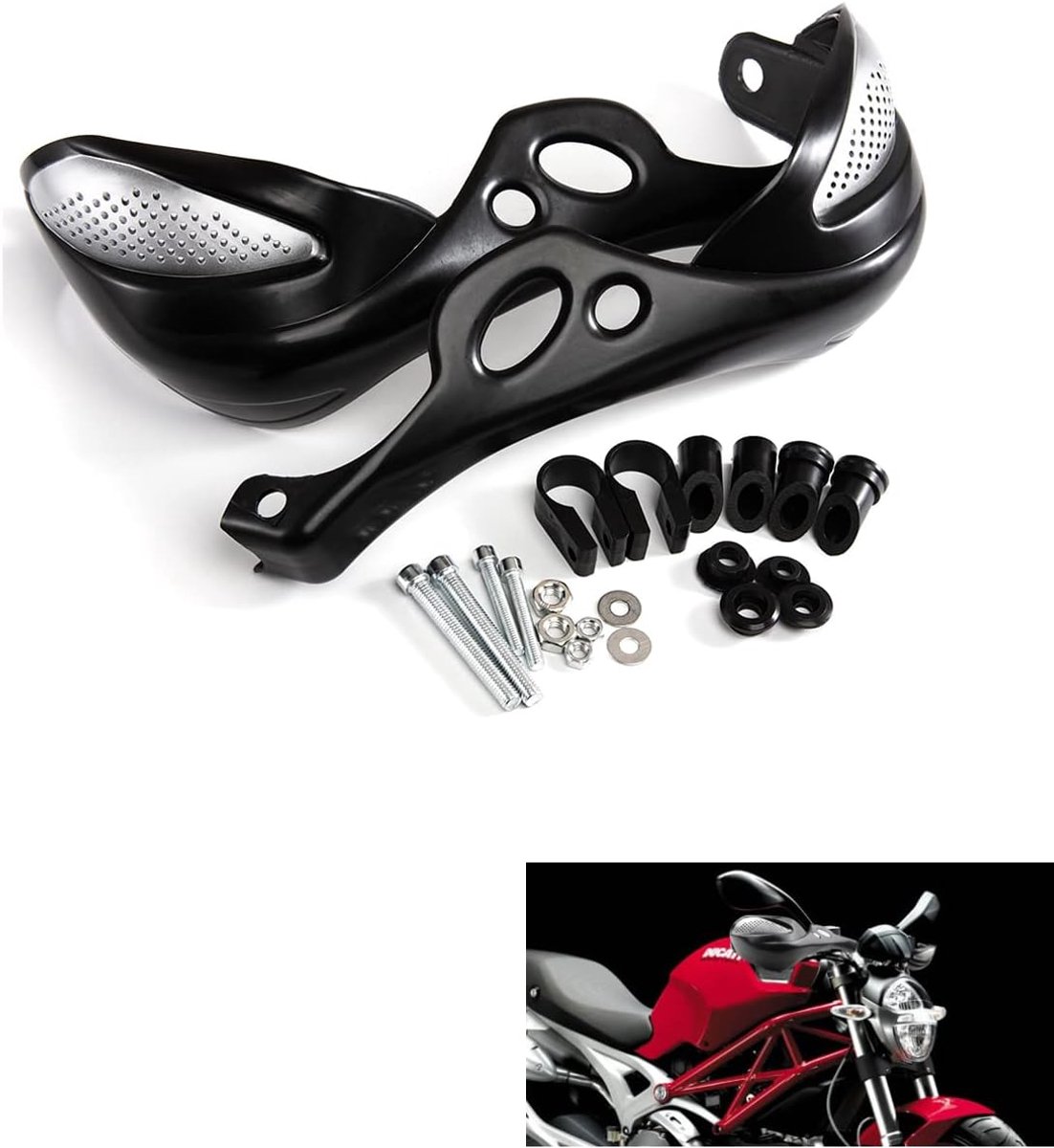 Motorcycle Anti-fall Hand Guards - 22mm - 7/8" - Off-Road Vehicle - Outdoor Sports - Safety Handlebar Protection