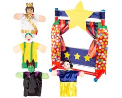 Colorbaby Cucu Show Sneeuwwitje Poppenkast Educatief Speelgoed Veelkleurig Kinderen
