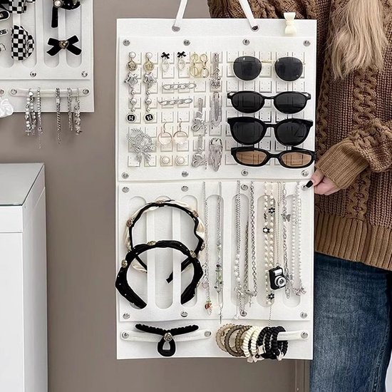 Winmany Vilt Sieraden Organizer Boek Pin Broche Collectie Board 120 Slots Oorbellen Ketting Ringen Opbergtas Draagbare Reizen Oorstekers Display Opknoping Organizer Houder 4 X 20 inch (Beige Winmany Vilt Sieraden Organizer Boek Pin Broche Collectie Board 120 Slots Oorbellen Ketting Ringen Opbergtas Draagbare Reizen Oorstekers Display Opknoping Organizer Houder 4 X 20 inch (Beige