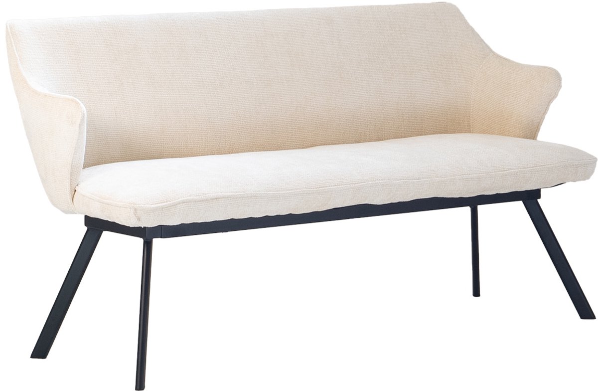 Giga Meubel Eetkamerbank Taylor - Beige Stof - 160x60x88cm