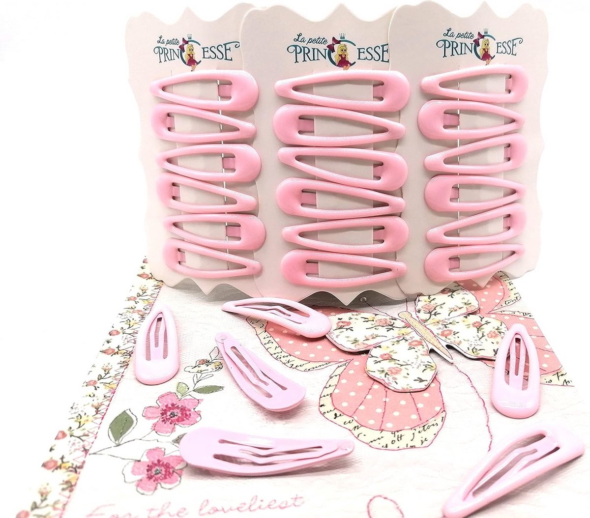Set van 18 Haarspeldjes Snap Clips Assortiment voor Meisjes en Vrouwen