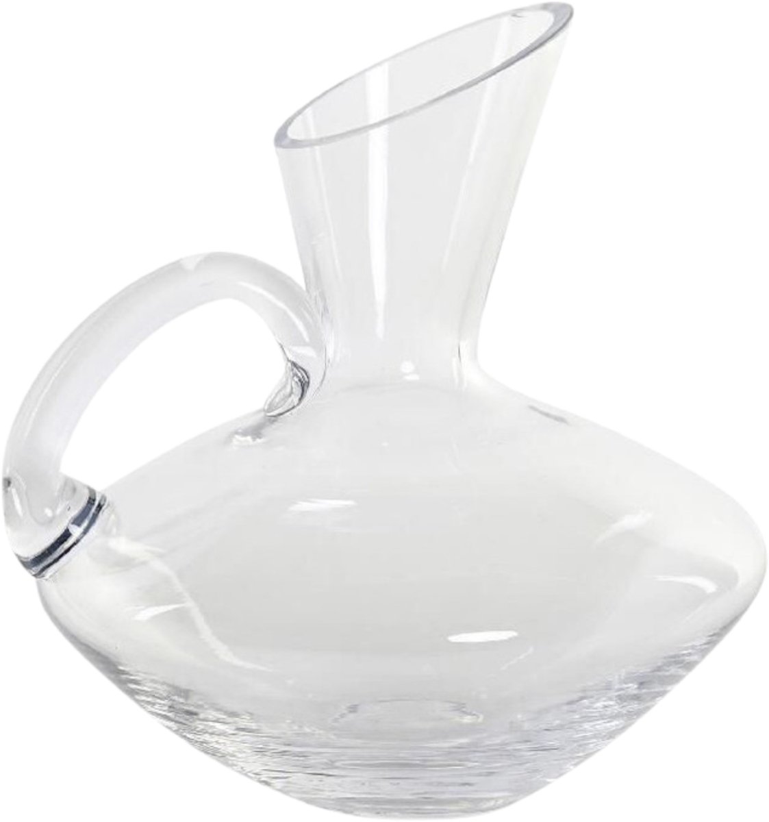 Glazen wijn karaf / decanteer kan 1,7 liter 23 x 20,5 cm - Wijn schenkkan