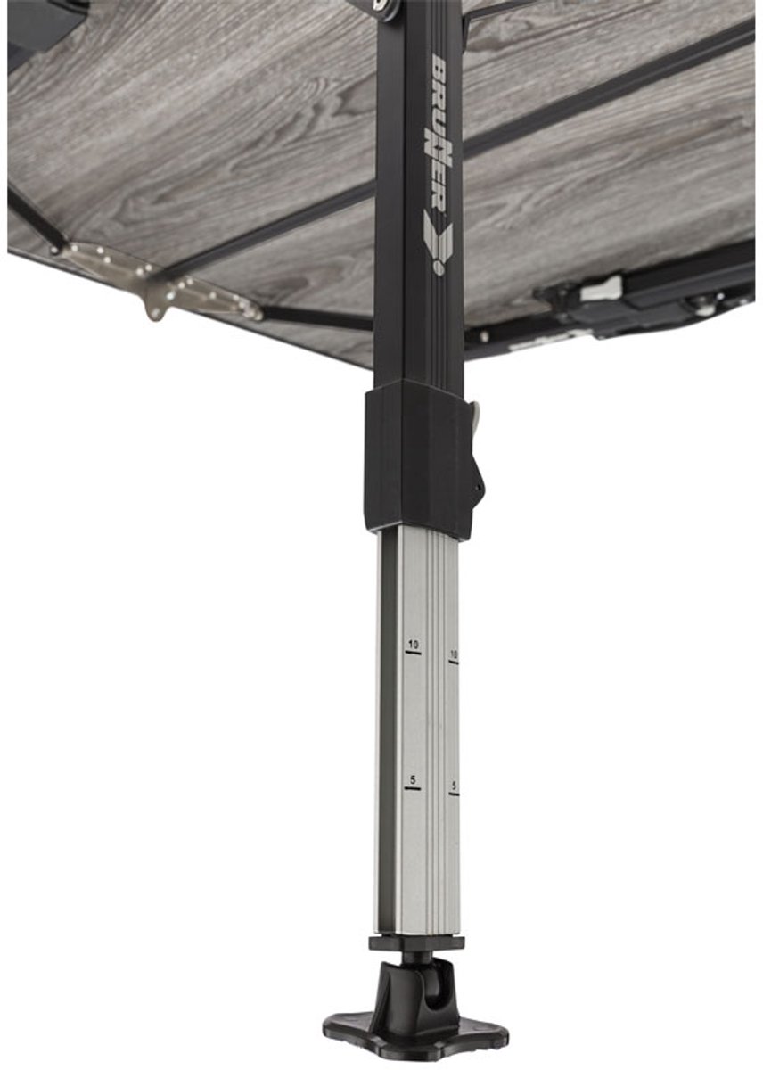 Brunner Elùtop Compack Square - Campingtafel 80 x 80 x 43/70 cm