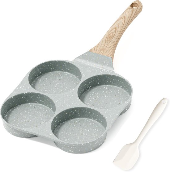 Erreke Kerst Pannenkoekenpan, Dubbele Antiaanbaklaag, Geschikt voor