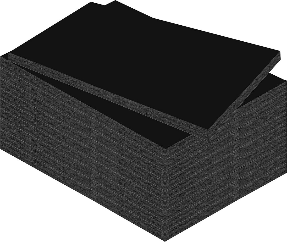 10x Zwart Foamboard A4 (10mm) - Voor Hobby, Presentatie, Modelbouw en Hobbyprojecten