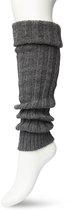 Bonnie Doon Jambières Grijs Anthracite Unisexe Taille Unique - Femme et Homme - Manchettes - Jambières - Tricot épais - Laine - 1 paire - Chaud - Confortable - Grijs Mélange - Gris Anthracite - Mode Mode - BE021766.12