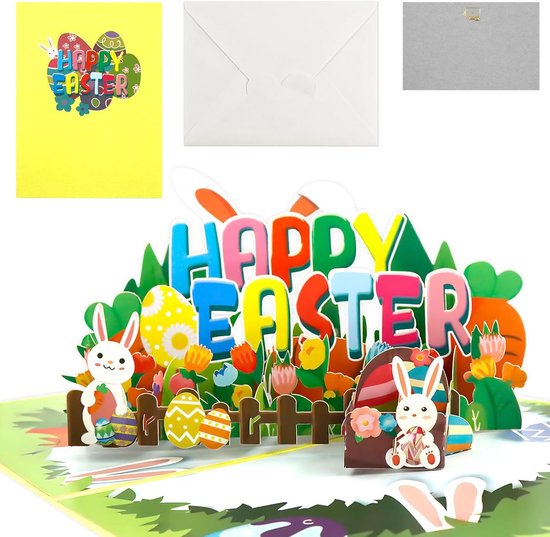 EPOP005 Miniature pop-up paaskaart - kuikentjes | Mano cards groothandel