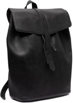 Beocca Lilith Leren Rugzak Dames Heren - Vintage Rugtas met Ruimte voor Laptop tot 13 inch - Plantaardig Gelooid Leer - 20 liter - Zwart