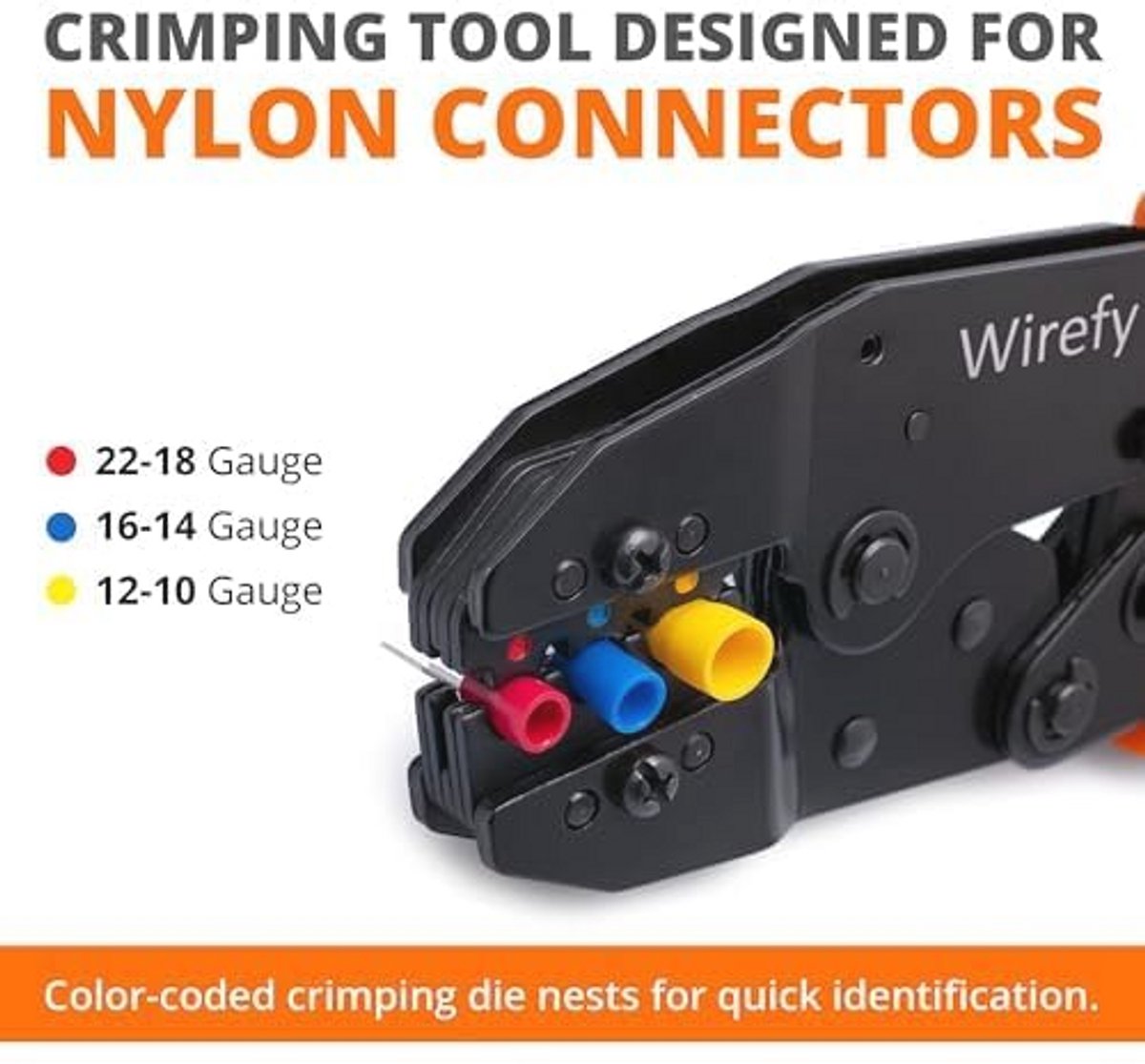Krimptang voor Geïsoleerde Verbindingen - Professionele Ratelkrimptang voor Elektrische Terminals 0.5-6 mm²