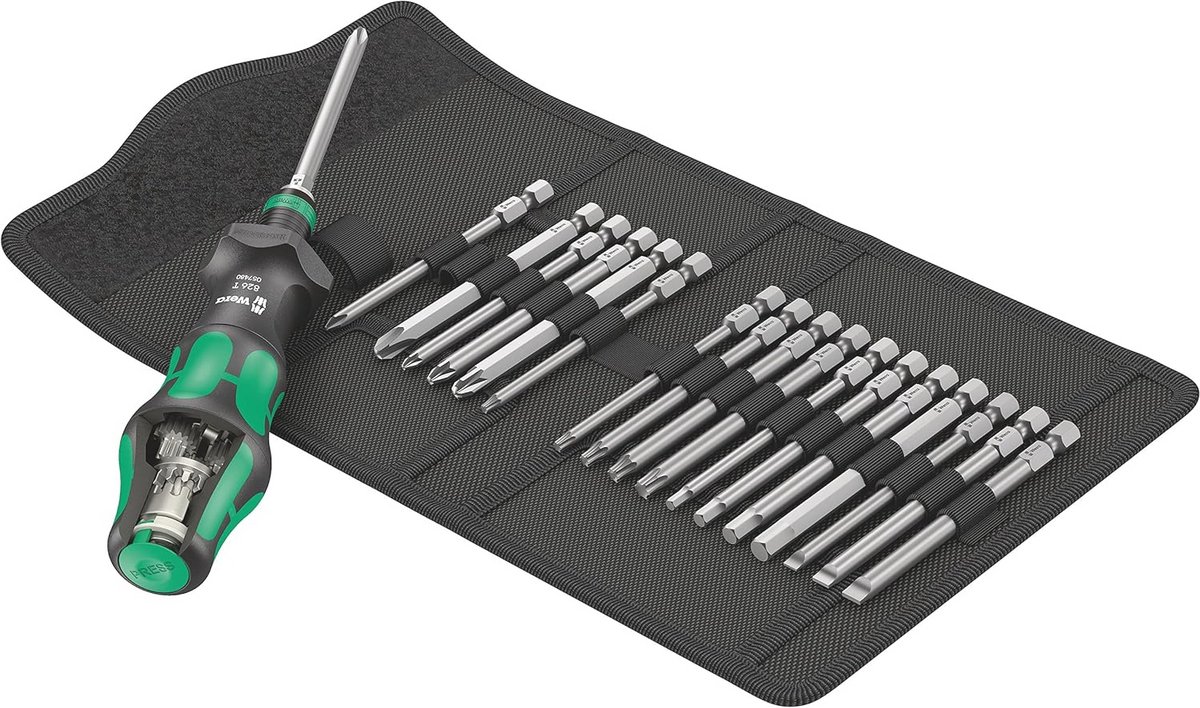 19-delige Schroevendraaierset met Turbo-Functie – Compact en Efficiënt
