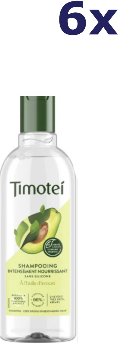 6x Timotei shampoo huile d'avocat 300ml
