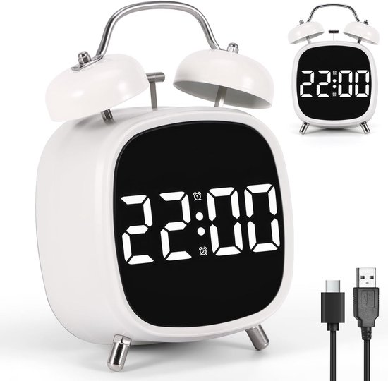 i-box Wireless Night Alarm Clock with Dimmable LED Display
