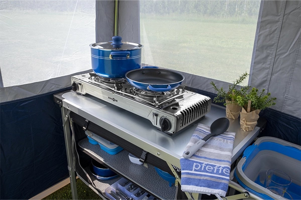 Brunner Devil Double Grill - Gas kooktoestel met grillfunctie