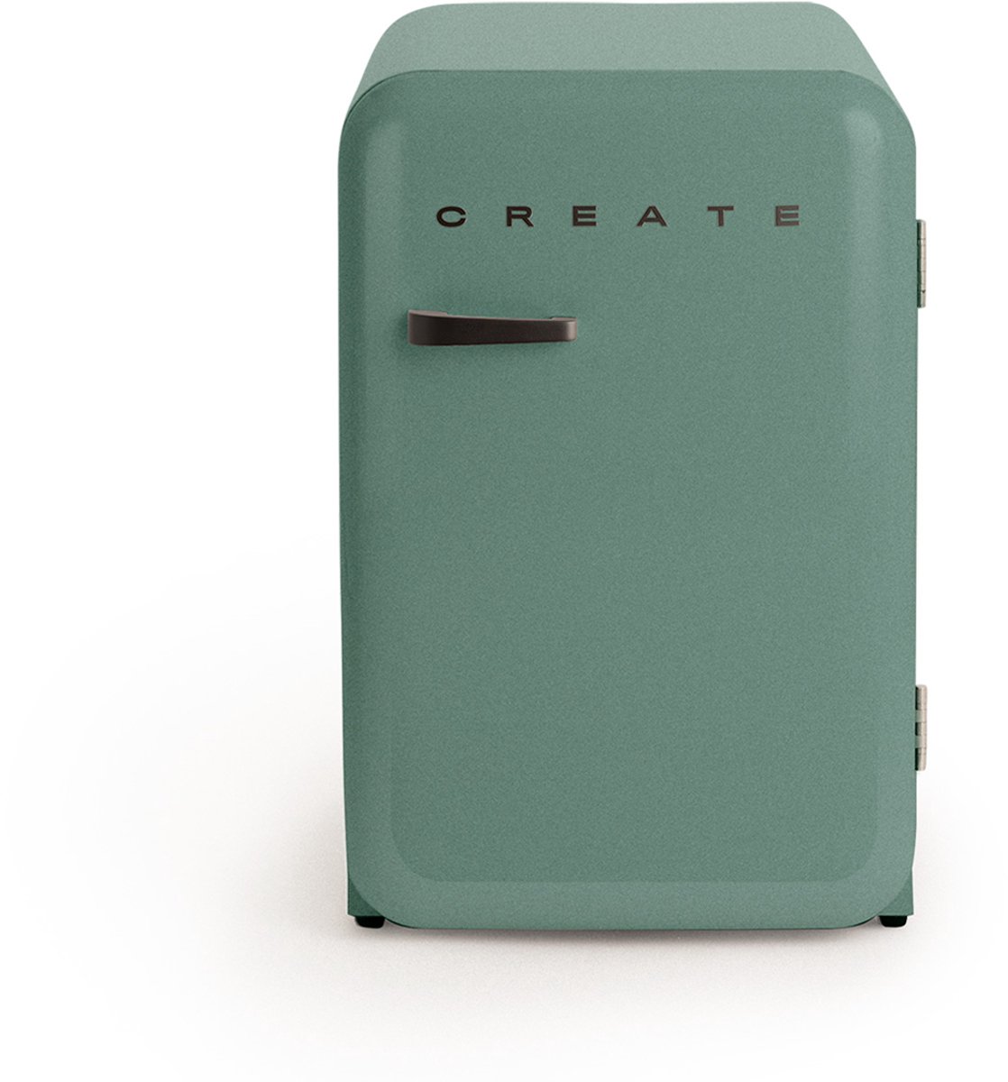 CREATE - Koelkast in retrostijl - Sage - Handvat Zwart - FRIDGE RETRO 107L